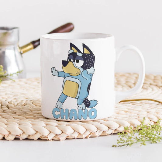 Taza best dad personaje bluey